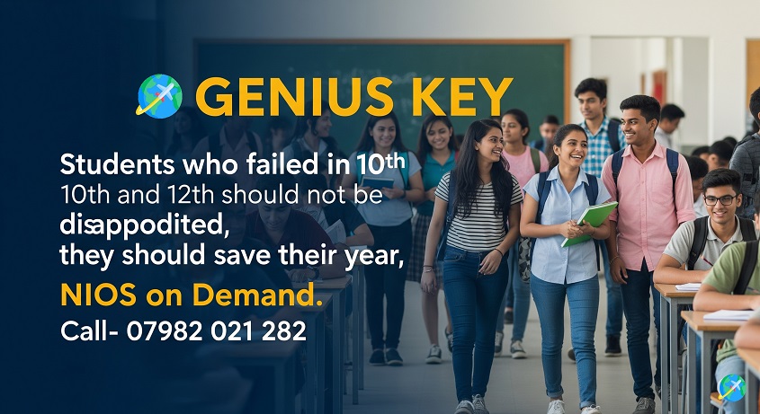 NIOS On Demand, NIOS Admission, Class 10th and 12th: Genius Key